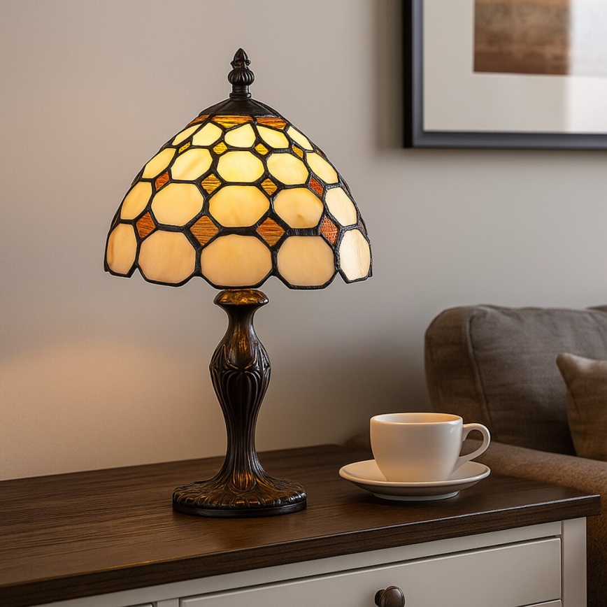 Rabalux - Tiffany vitrážová stolná lampa 1xE14/40W/230V