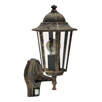 Rabalux 8218 - Vonkajšie nástenné svietidlo s čidlom VELENCE 1xE27/60W/230V Rabalux 8218 - Vonkajšie nástenné svietidlo s čidlom VELENCE 1xE27/60W/230V