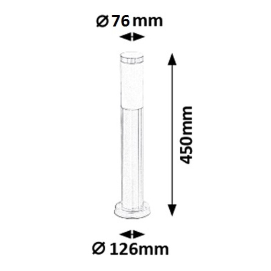 Rabalux - Vonkajšia lampa 1xE27/25W IP44