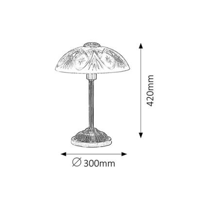 Rabalux - Stolná lampa 1xE14/40W/230V