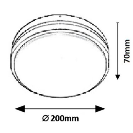 Rabalux 8847 - LED Vonkajšie nástenné svietidlo HAMBURG LED/10W/230V IP44