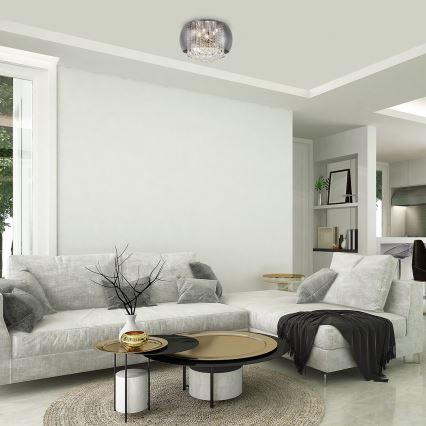 Rabalux - Krištáľové stropné svietidlo 6xG9/40W/230V pr. 35,5 cm