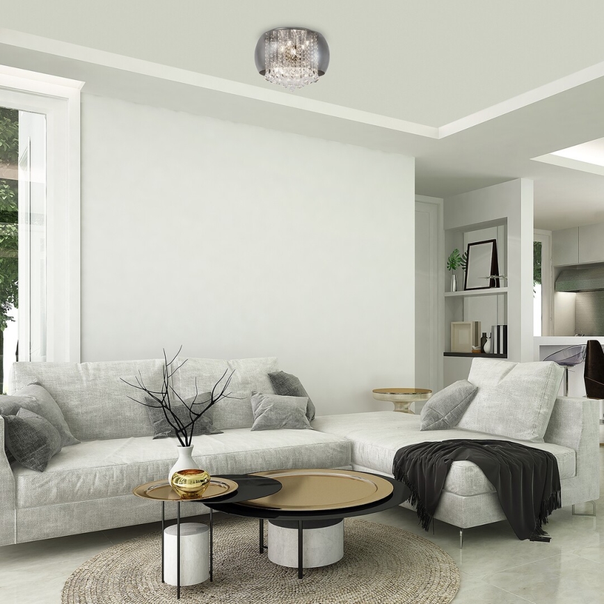 Rabalux - Krištáľové stropné svietidlo 6xG9/40W/230V pr. 35,5 cm