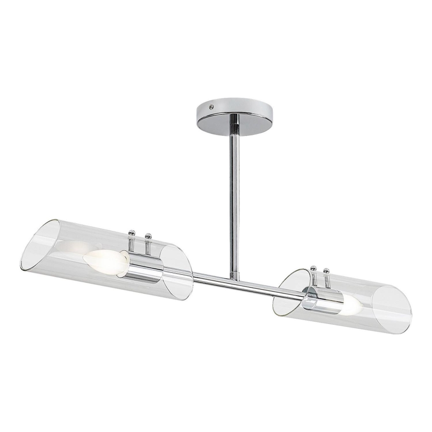 Rabalux - Kúpeľňový luster na tyči 2xE14/12W/230V IP44 lesklý chróm