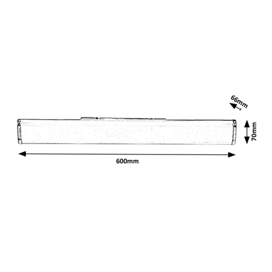 Rabalux - LED Kúpeľňové nástenné svietidlo LED/14W/230V IP44