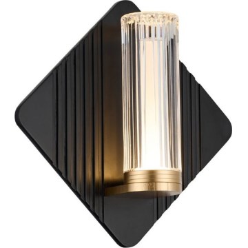 Rabalux - LED Kúpeľňové nástenné svietidlo LED/7W/230V IP44 čierna/zlatá
