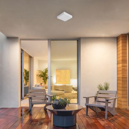 Rabalux - LED Kúpeľňové stropné svietidlo LED/18W/230V 2800-6000K IP44 biela 17,5x17,5 cm