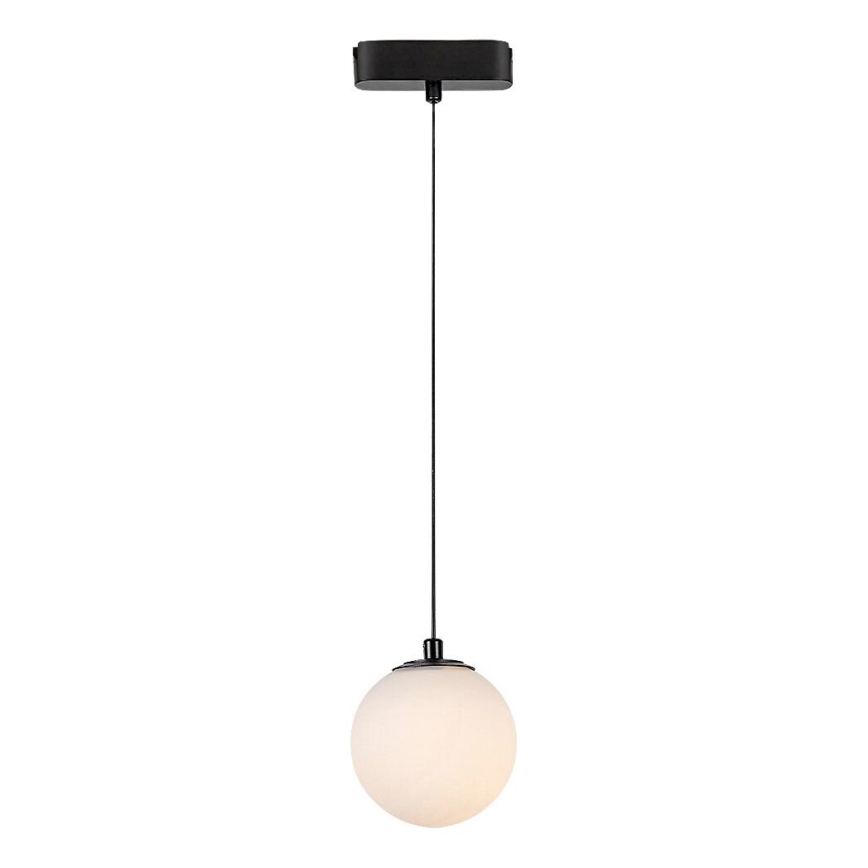 Rabalux - LED Luster na lanku do 1-fázového lištového systému LED/5W/24V 3000K čierna