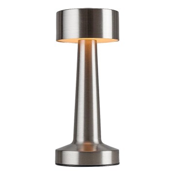 Rabalux - LED Nabíjacia dotyková stolná lampa LED/2,7W/5V 1200mAh 3000/4000/6000K matný chróm