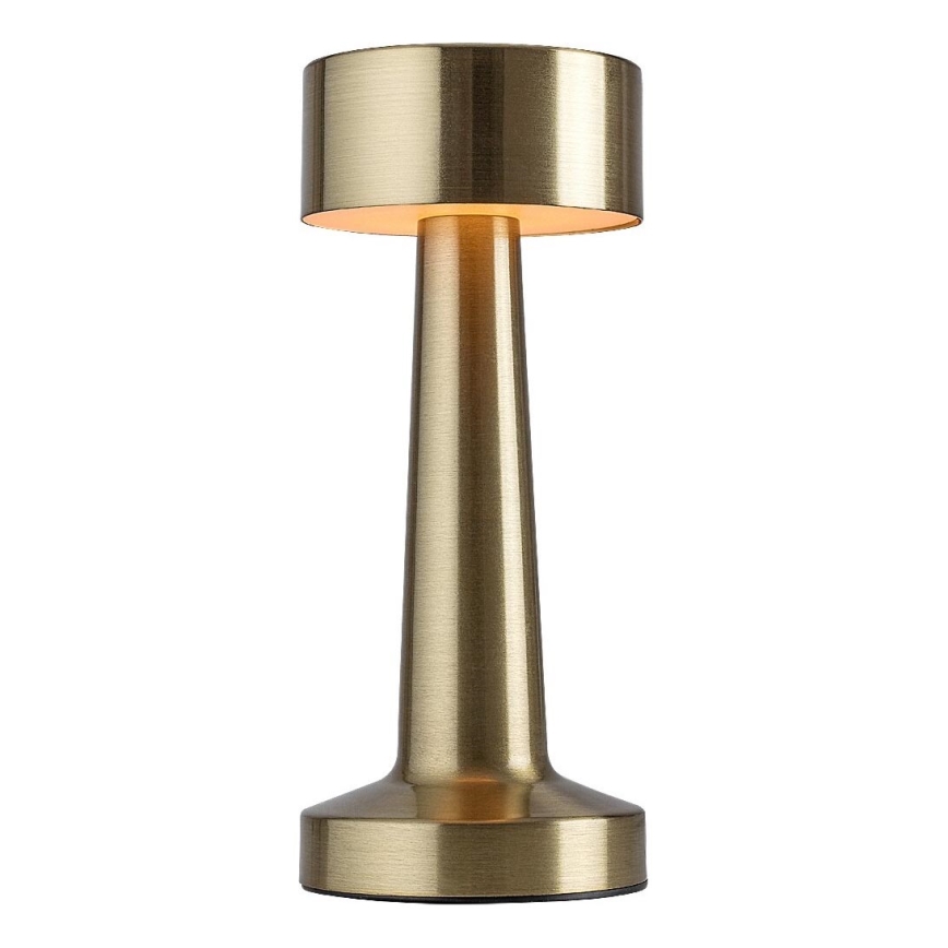 Rabalux - LED Nabíjacia dotyková stolná lampa LED/2,7W/5V 1200mAh 3000/4000/6000K zlatá