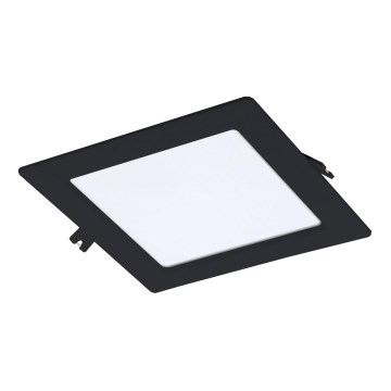 Rabalux - LED Podhľadové svietidlo LED/12W/230V 17x17 cm čierna