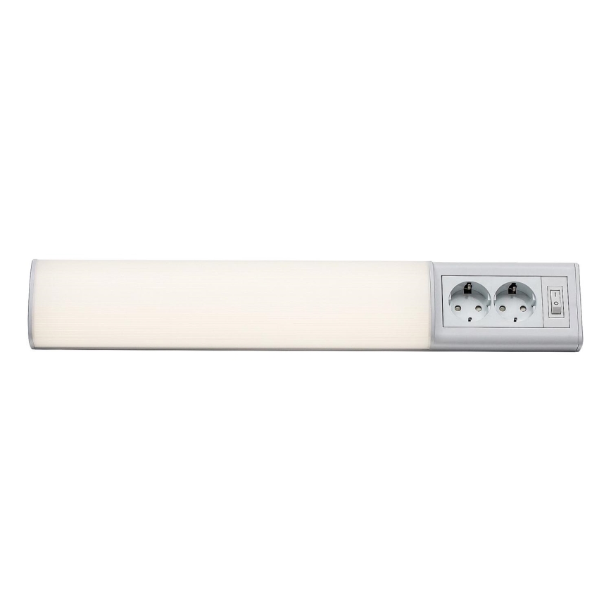 Rabalux - LED Podlinkové svietidlo s 2 zásuvkami LED/10W/230V 4000K 50 cm biela