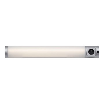 Rabalux - LED Podlinkové svietidlo so zásuvkou LED/8W/230V 4000K 68 cm strieborná