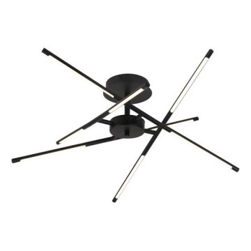 Rabalux - LED Prisadený luster LED/40W/230V 3000K čierna