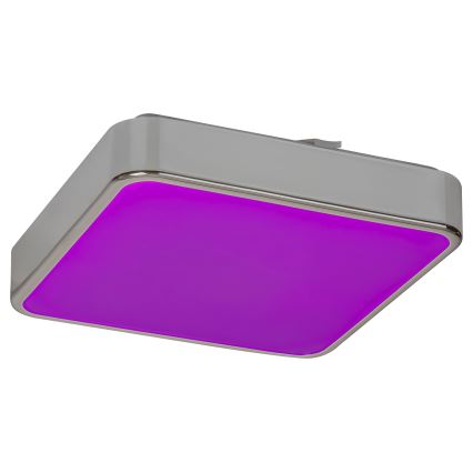 Rabalux - LED RGB Kúpeľňové stmievateľné stropné svietidlo LED/22W/230V 3000-6000K IP44 + diaľkové ovládanie 29x29 cm