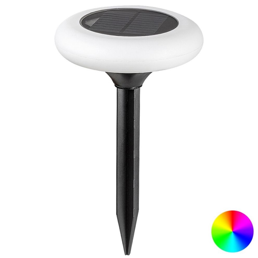 Rabalux - LED RGB Solárne svietidlo LED/0,6W/3,7V IP65 1200 mAh