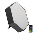 Rabalux - LED RGB stmievateľná stolná lampa LED/1W/5V/3xAA + diaľkové ovládanie