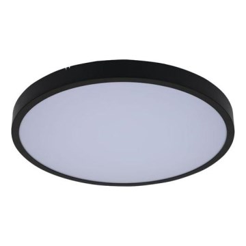 Rabalux - LED RGB Stmievateľné kúpeľňové stropné svietidlo LED/36W/230V 3000-6000K Wi-Fi Tuya IP44 pr. 42 cm čierna + diaľkové ovládanie