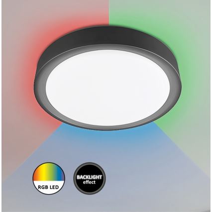 Rabalux - LED RGB Stmievateľné stropné svietidlo so senzorom LED/28W/230V 2700-5000K + diaľkové ovládanie