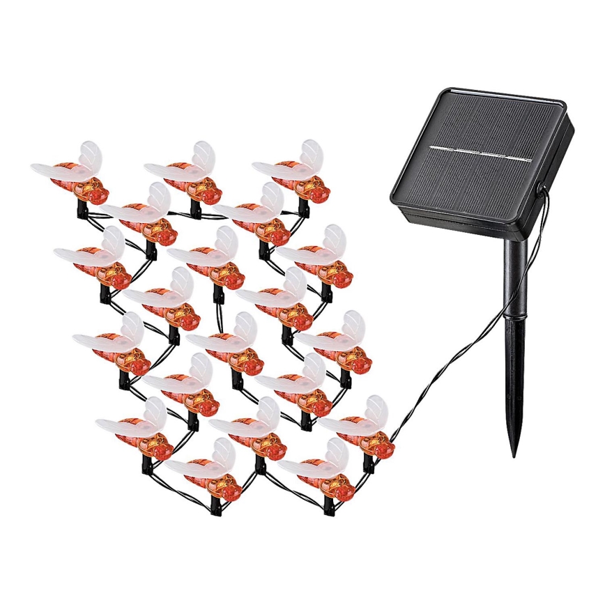 Rabalux - LED Solárna reťaz 20xLED/0,06W/1,2V IP44 600 mAh
