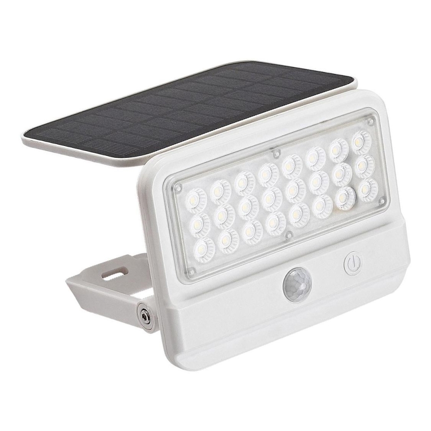 Rabalux - LED solárne nástenné svietidlo so senzorom LED/7W/3,7V IP54 biela 3000 mAh