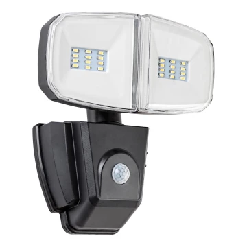 Rabalux - LED Solárny reflektor so senzorom LED/12W/3,7V IP44 4000 mAh