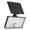 Rabalux - LED solárny reflektor so senzorom LED/8W/3,7V 1800mAh IP65 + diaľkové ovládanie
