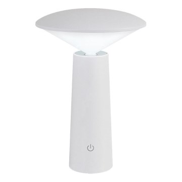 Rabalux - LED Stmievateľná nabíjacia dotyková stolná lampa POLPERRO LED/3W/3,7V 1200mAh biela