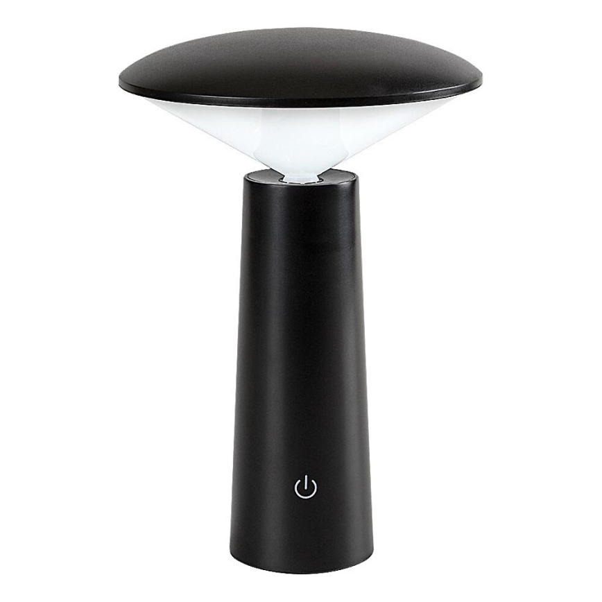 Rabalux - LED Stmievateľná nabíjacia dotyková stolná lampa POLPERRO LED/3W/3,7V 1200mAh čierna