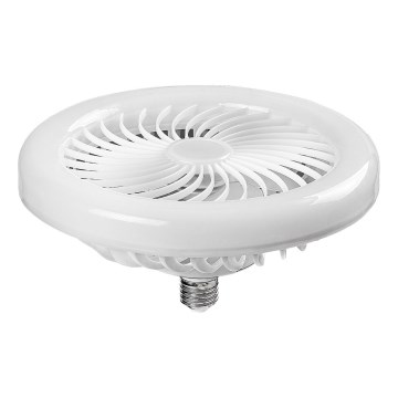 Rabalux - LED stmievateľná žiarovka s ventilátorom SMD E27/16W/230V 3000-6500K + diaľkové ovládanie