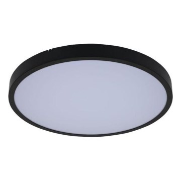 Rabalux - LED Stmievateľné kúpeľňové stropné svietidlo LED/24W/230V 3000-6000K IP44 pr. 35,5 cm čierna + diaľkové ovládanie