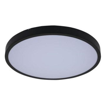 Rabalux - LED Stmievateľné kúpeľňové stropné svietidlo LED/36W/230V 3000-6000K IP44 pr. 42 cm čierna + diaľkové ovládanie