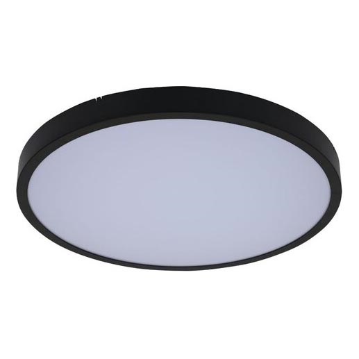 Rabalux - LED Stmievateľné kúpeľňové stropné svietidlo LED/36W/230V 3000-6000K IP44 pr. 42 cm čierna + diaľkové ovládanie