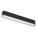 Rabalux - LED Stmievateľné stropné svietidlo do 1-fázového lištového systému LED/12W/24V 2700-5500K Wi-Fi Tuya 22 cm čierna