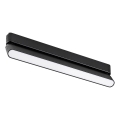 Rabalux - LED Stmievateľné stropné svietidlo do 1-fázového lištového systému LED/13W/24V 2700-5500K Wi-Fi Tuya 33 cm čierna
