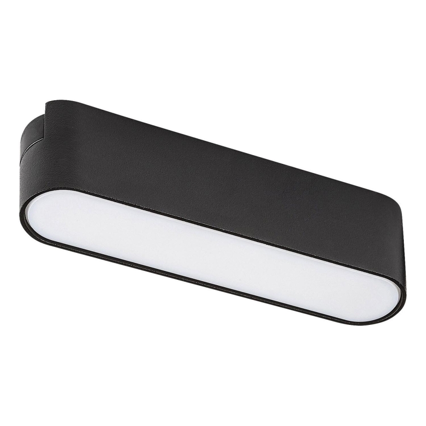 Rabalux - LED Stmievateľné stropné svietidlo do 1-fázového lištového systému LED/6W/24V 2700-5500K Wi-Fi Tuya 11,5 cm čierna