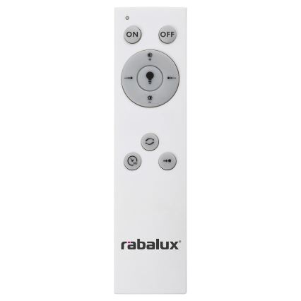 Rabalux - LED Stmievateľné stropné svietidlo LED/38W/230V 3000-6500K biela + diaľkové ovládanie