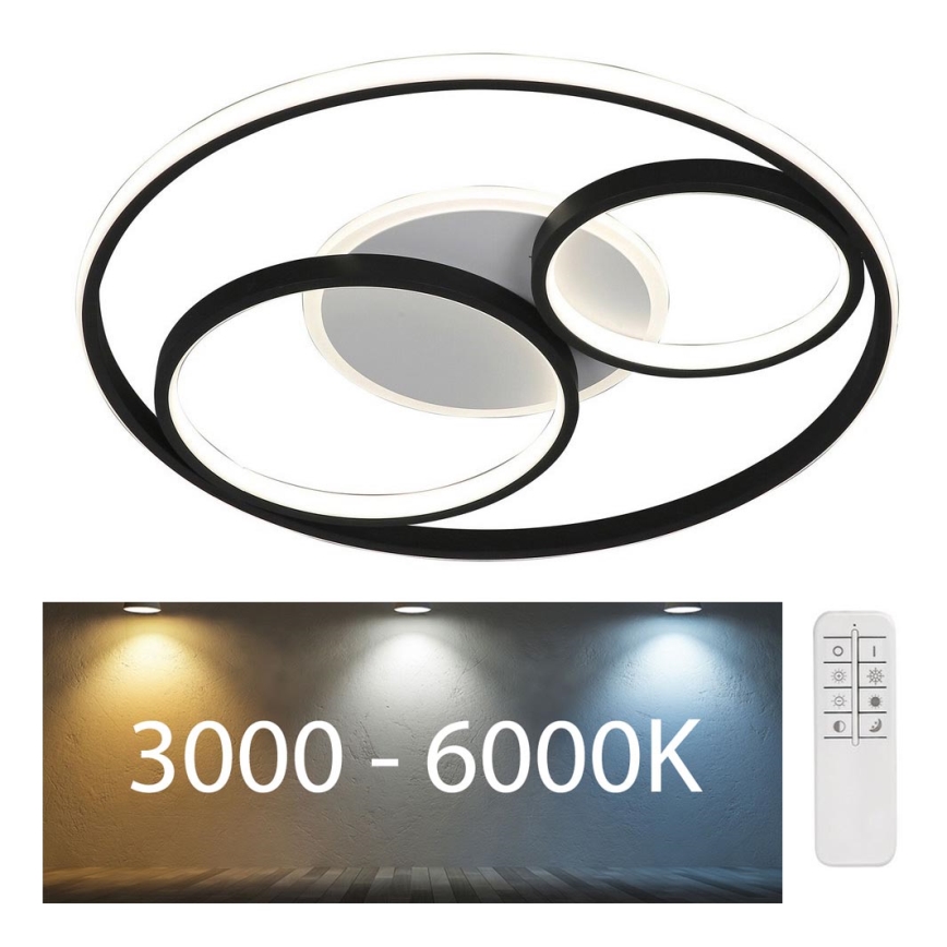 Rabalux - LED Stmievateľné stropné svietidlo LED/50W/230V 3000-6000K pr. 53 cm + diaľkové ovládanie
