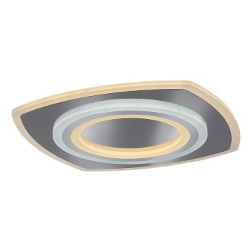 Rabalux - LED Stmievateľné stropné svietidlo LED/60W/230V 3000/4000/6000K matný chróm + diaľkové ovládanie 48x48 cm