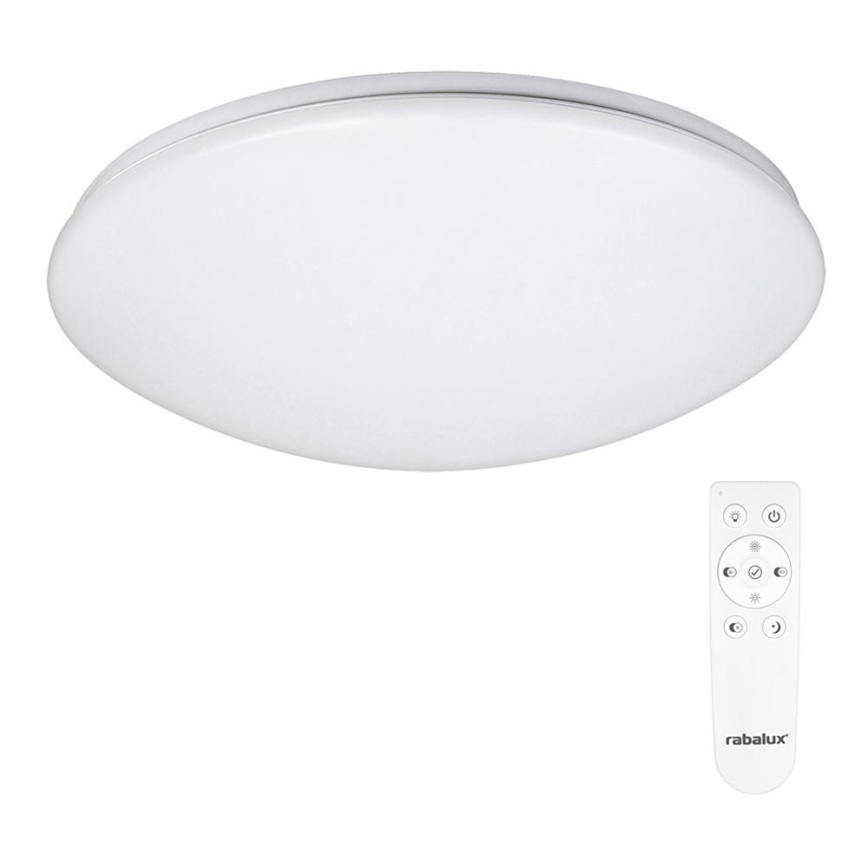 Rabalux - LED Stmievateľné stropné svietidlo s diaľkovým ovládačom 1xLED/40W/230V