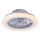 Rabalux - LED stmievateľné stropné svietidlo s ventilátorom LED/24W/230V 3000-6500K + diaľkové ovládanie