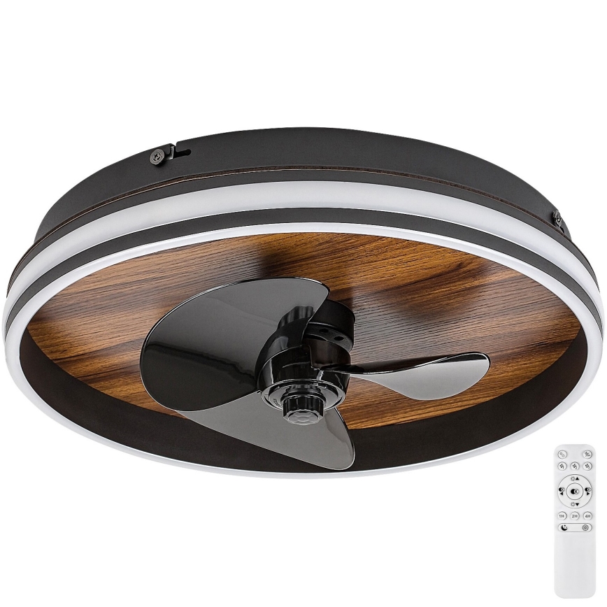 Rabalux - LED Stmievateľné stropné svietidlo s ventilátorom LED/30W/230V 3000-6500K + diaľkové ovládanie