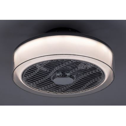 Rabalux - LED Stmievateľné stropné svietidlo s ventilátorom LED/30W/230V 3000-6000K + diaľkové ovládanie