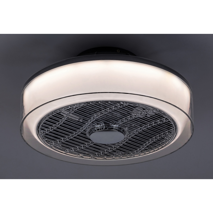 Rabalux - LED Stmievateľné stropné svietidlo s ventilátorom LED/30W/230V 3000-6000K + diaľkové ovládanie