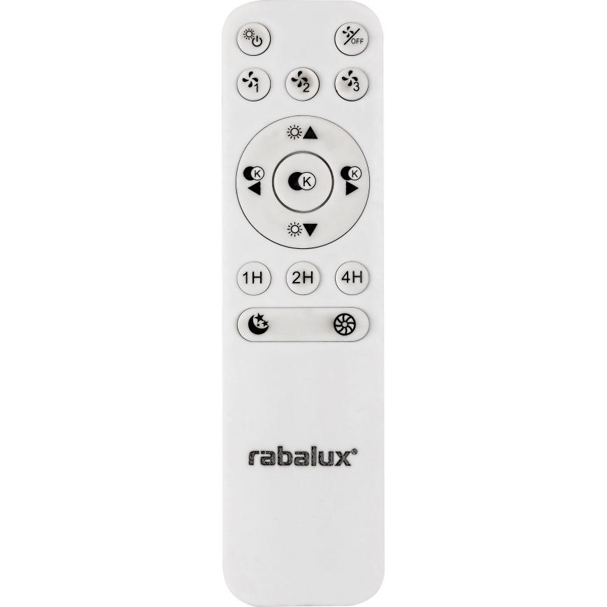 Rabalux - LED Stmievateľné stropné svietidlo s ventilátorom LED/40W/230V 3000-6500K + diaľkové ovládanie