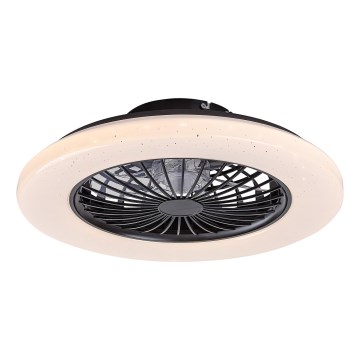 Rabalux - LED Stmievateľné stropné svietidlo s ventilátorom LED/48W/230V 3000-6500K + diaľkové ovládanie