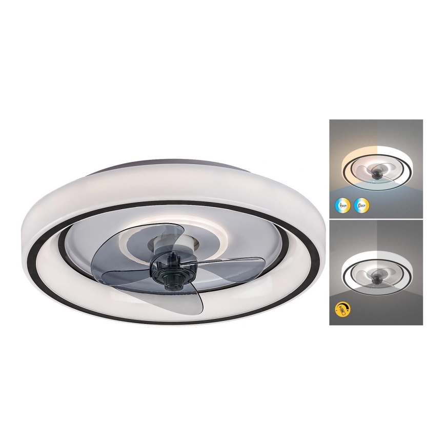 Rabalux - LED Stmievateľný stropný ventilátor LED/67W/230V 3000-6000K + diaľkové ovládanie