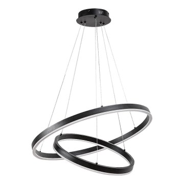 Rabalux - LED stmievateľný závesný luster na lane LED/80W/230V 3000-6500K + diaľkové ovládanie