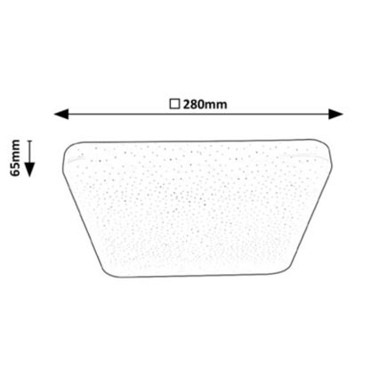 Rabalux - LED Stropné svietidlo LED/12W/230V