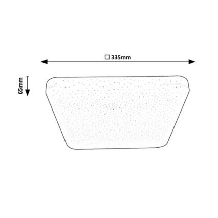 Rabalux - LED Stropné svietidlo LED/18W/230V